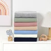 Baby Blankets Knitted Newborn Boy Girl Bedding Quilt 90*70CM Plaid Infant Stroller Swaddle Envelop Wrap Fashion Solid Super Soft 6