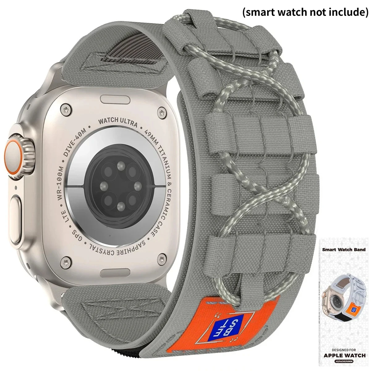 Tactical Sport Nylon Trail Strap for Apple Watch - Durable and Stylish Bracelet for Active Lifestyles