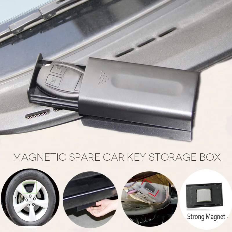 NEW Creative Stash Key Safe Storage Box Magnetic Portable Storage Box Hidden Keys For Car Caravan Truck Home Travel Outdoor Camp