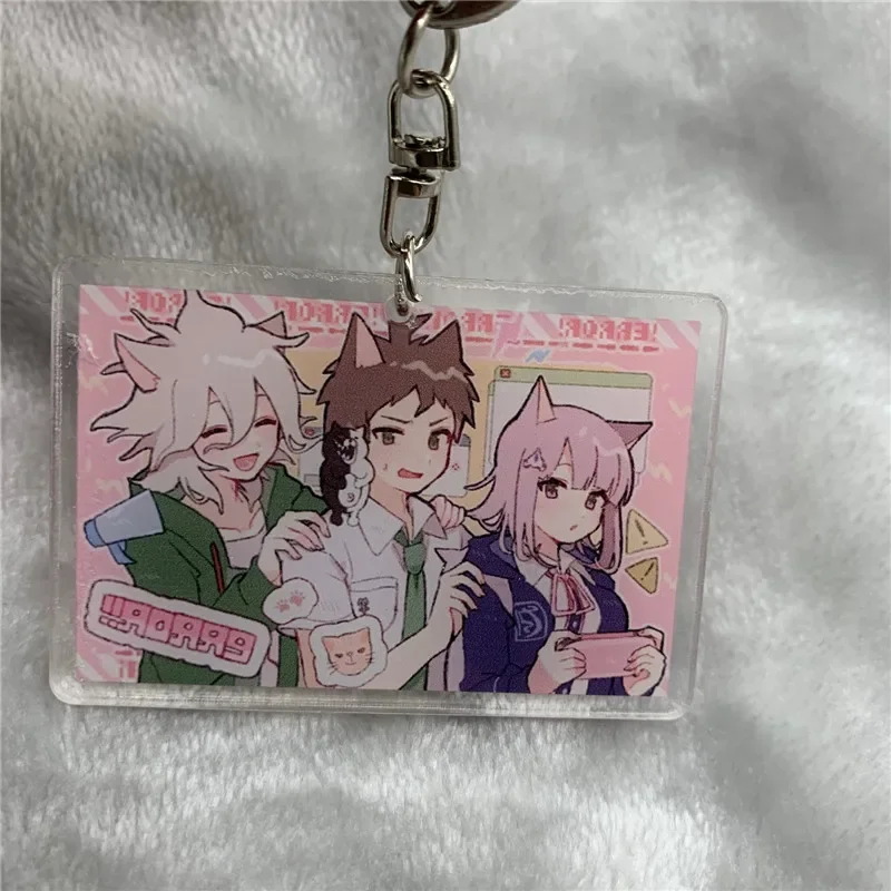 Аниме брелок Nanami ChiaKi Nagito Komaeda акриловый брелок ремешок фигурка подвесные аксессуары 6 см