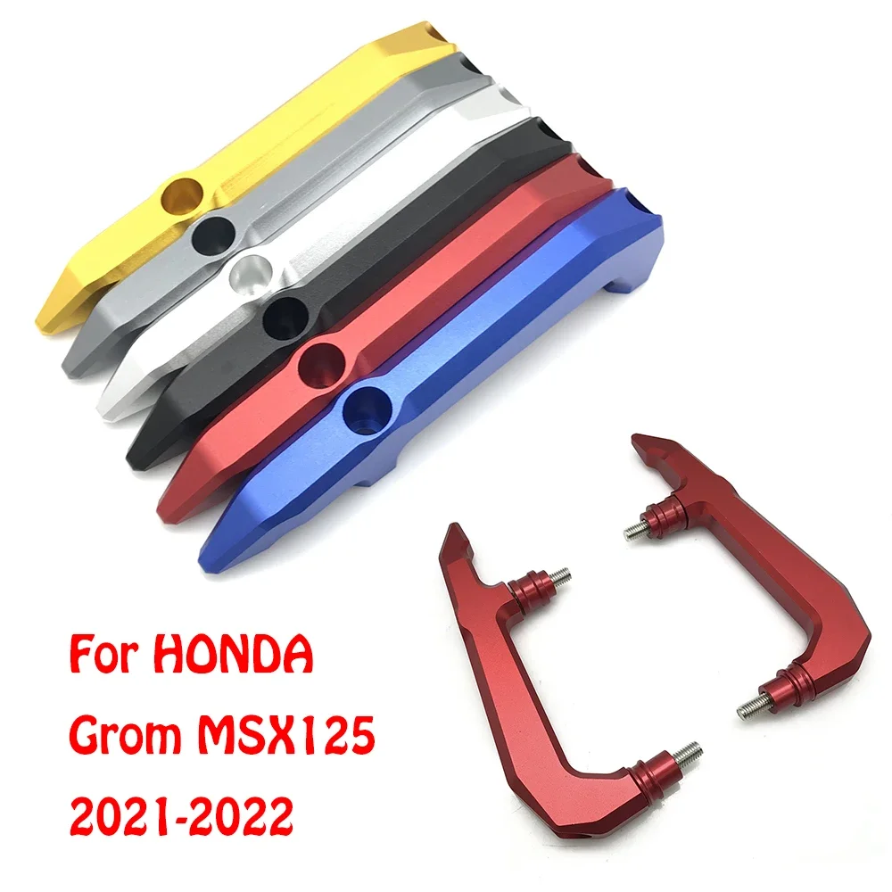 

For Honda GROM MSX125 MSX 125 2021-2022 Motorcycle Rear Grab Bars Seat Pillion Passenger Rail Handle Armrest Accessories