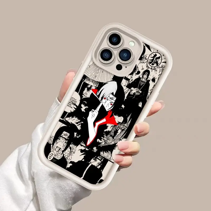 thumbnail image 1 of Narutos-funda de teléfono ITACHIs para Apple iPhone 11, 15, 13, 14 Pro Max, 12, silicona 15 Plus, 11Pro, funda suave, 1 of 5