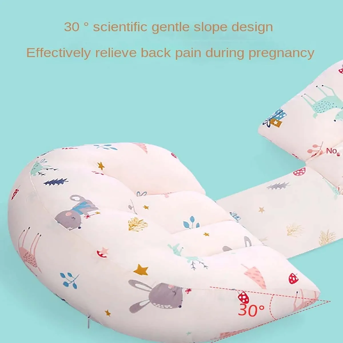 Soft Waist Maternity Pillow For Pregnant Women Cotton Pregnancy Pillow U Full Body Pillows To Sleep Pregnancy Cushion Pad