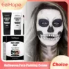 Halloween Face Painting Kit Highly Pigmented Face Body Brus Paint Black and White for DIY Cosplay Theme Parties Body Makeup 1