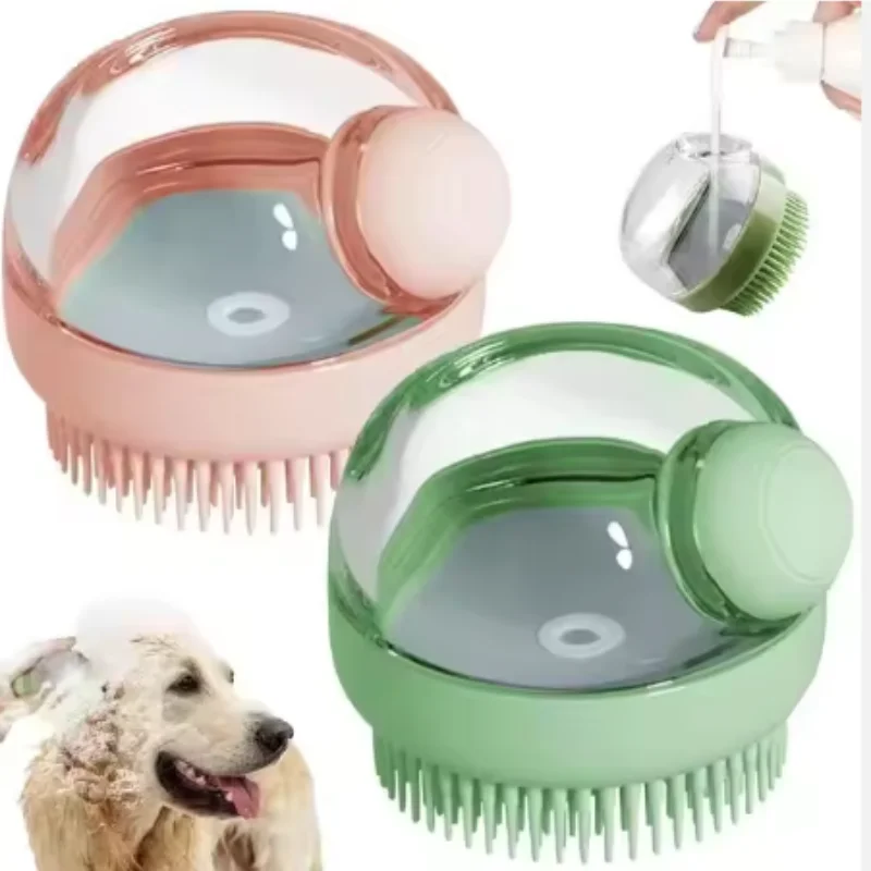 Silicone Pet Bathing Massage Brush 1