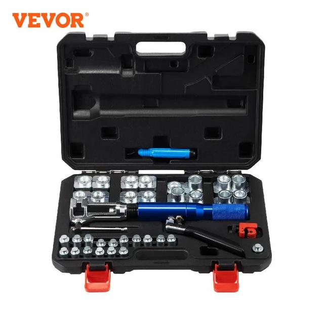 Kit d'outils d'évasement, 45 outils d'évasement de tube excentrique Outil d' évasement unique pour tube de tuyau en aluminium en cuivre Outil d'évasement  de tuyau pour 1/4in 5/16in 3/8in 1/2in 5/8in : 