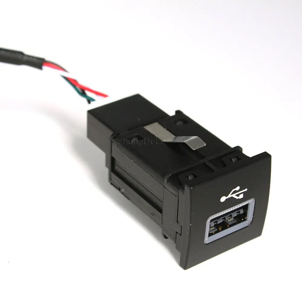

USB аудио USB-накопитель для считывания данных Соединительный адаптер с адаптером питания для Golf 6 MK6