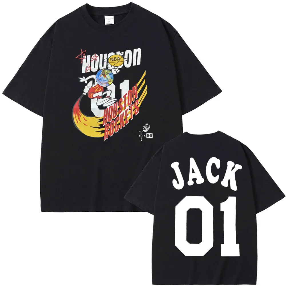 

Cactus Jack Tshirt Summer Men Women Oversized Streetwear Men's Tees Hip Hop Style Streetwear Short Sleeve Pure Cotton T-shirt