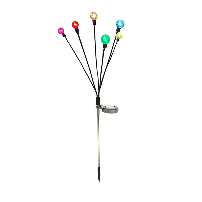 Solar decorative firefly lights garden lawn