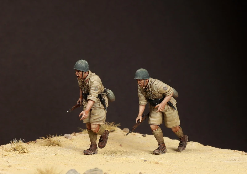 

1/35 фигурка модели из смолы GK ,2 фигурки, несобранный и Неокрашенный комплект