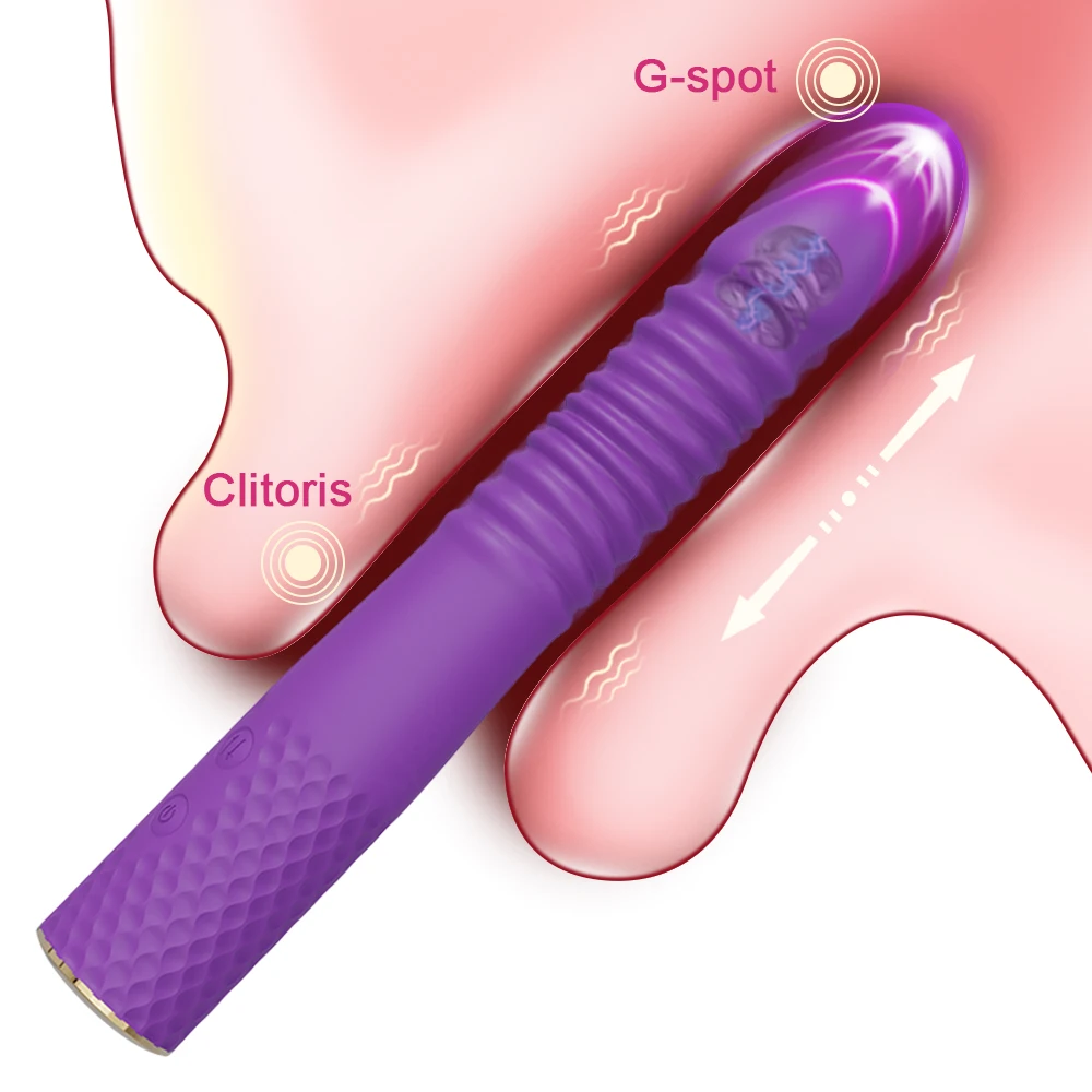 Sex Toy Telescopic Automatic Machine Dildo Vibrator Female G Spot Vagina Masturbation Penis Clitoris Stimulator Massager