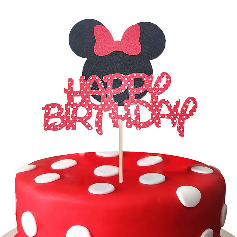 Bolo da Minnie Vermelho com Preto: A Decoração Perfeita para Festas  Temáticas, image size:1000x1000