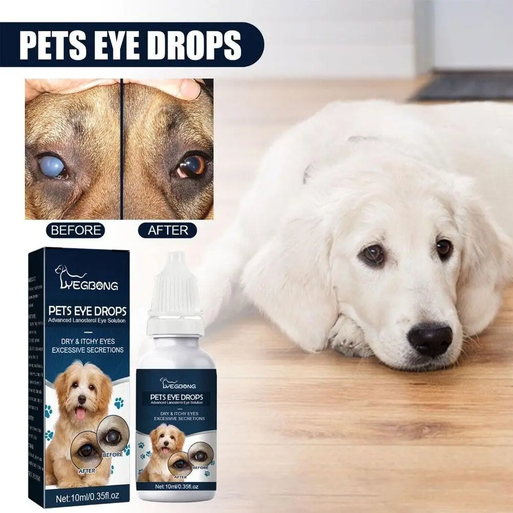 Pet Eye Drops Cats And Dogs To Remove Tear Marks Relieve Itching Gentle Eye Eye Drops Cleansing 10ml Pet Supplies V3X3 images - 6