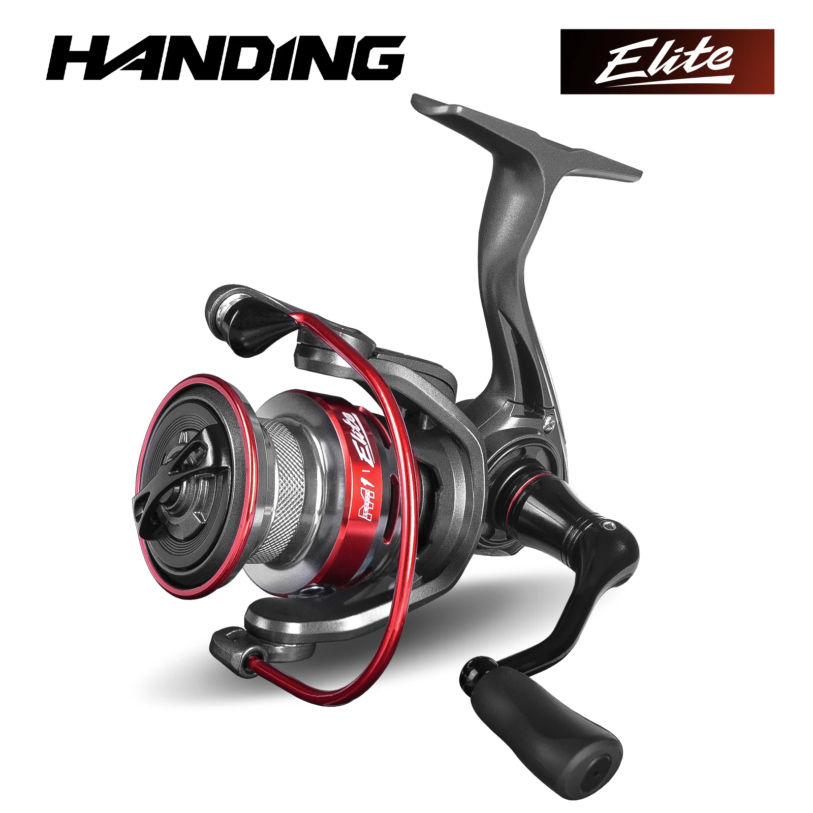 Fishing Reel HANDING ELITE Spinning Reel Max Drag 6kg 5.2:1 Gear Ratio Light Fishing Reel Slow Descent Gear Great Line Laying Spool