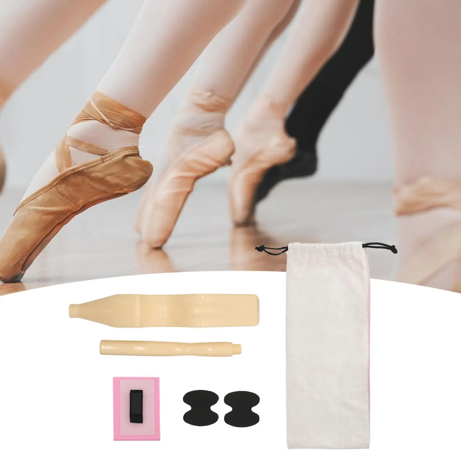 Ballet Foot Stretch Set Ballet Accessory Portable Foot Arch Stretcher for Pilates Yoga People Home Dance Studio Adults Kids