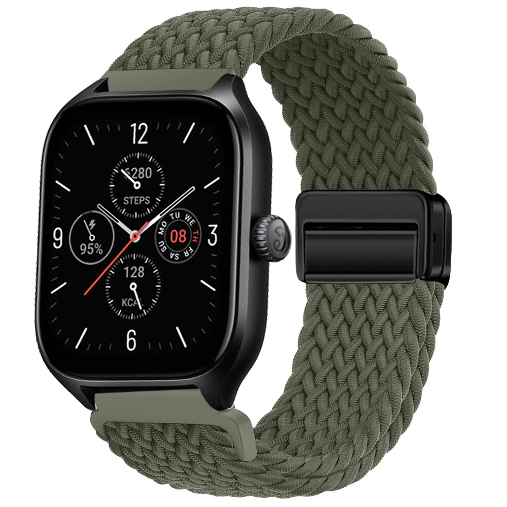 Braided Solo Loop Nylon Bracelet Watch Band