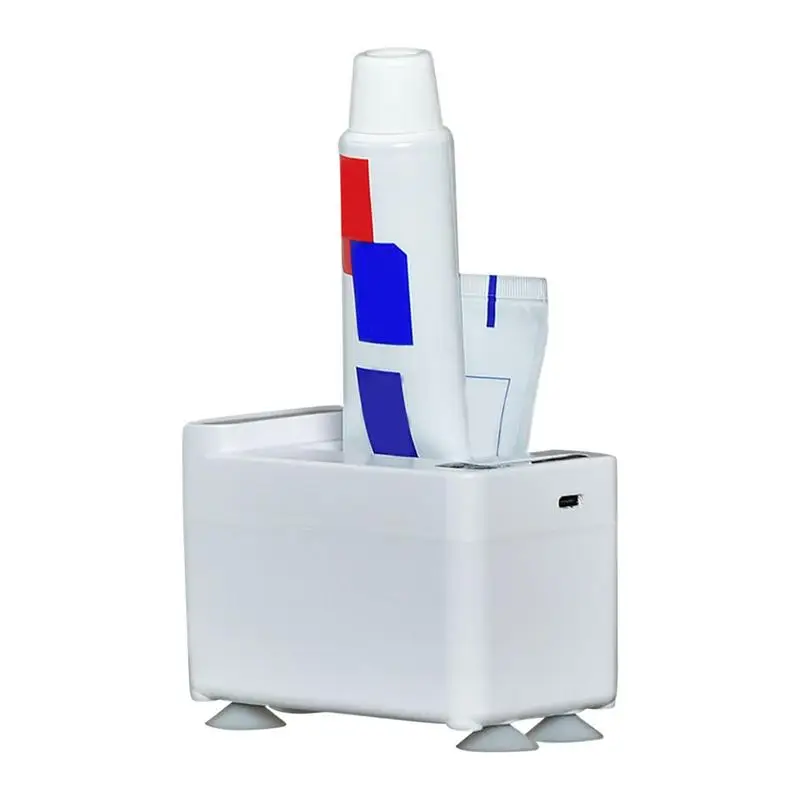 

Держатель для зубной пасты диспенсер умный датчик Автоматическая подставка для зубной пасты без сверления компактные аксессуары для ванной и туалета