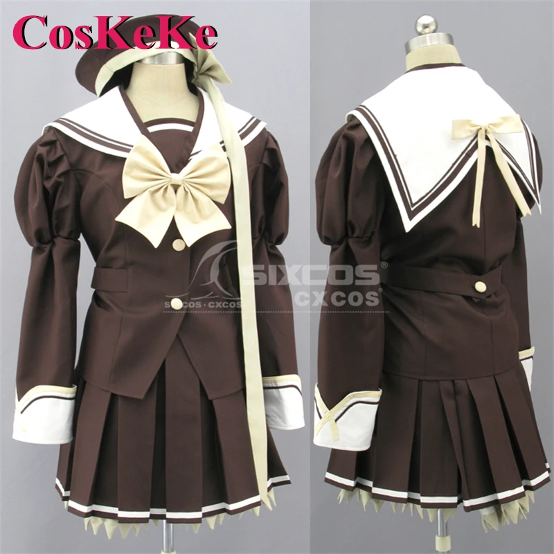 

【Customized】CosKeKe Anime SHUFFLE! Cosplay Costume Sweet Nifty Lovely School Uniforms Unisex Halloween Party Role Play Clothing