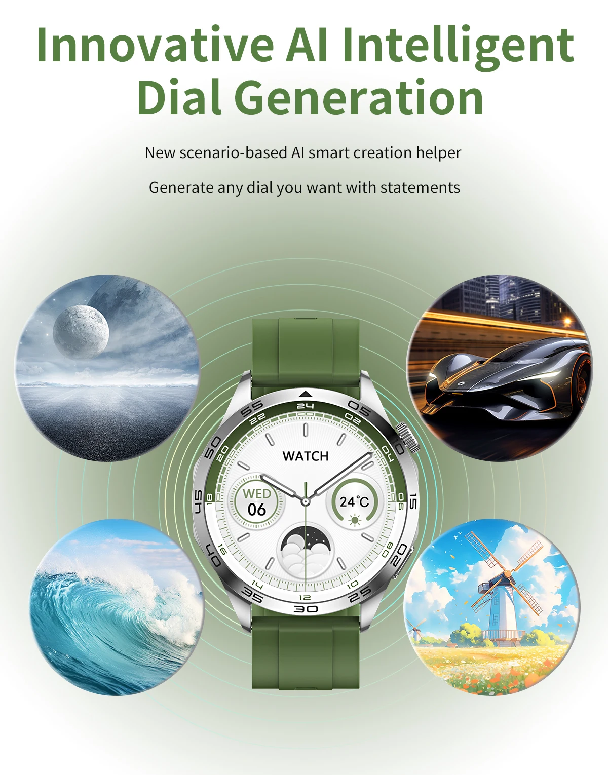 GT4 Ʈ ġ  GPS ƮĿ, AMOLED 466x466 HD ȭ, ׻ ǰ  ǥ,  ȭ, ߿ Ʈġ, 1.43 ġ