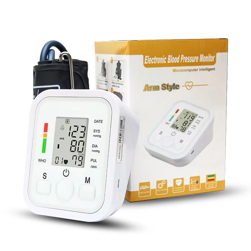MedicalAutomaticDigitalUpperArmBloodPressurePulseHeartRate