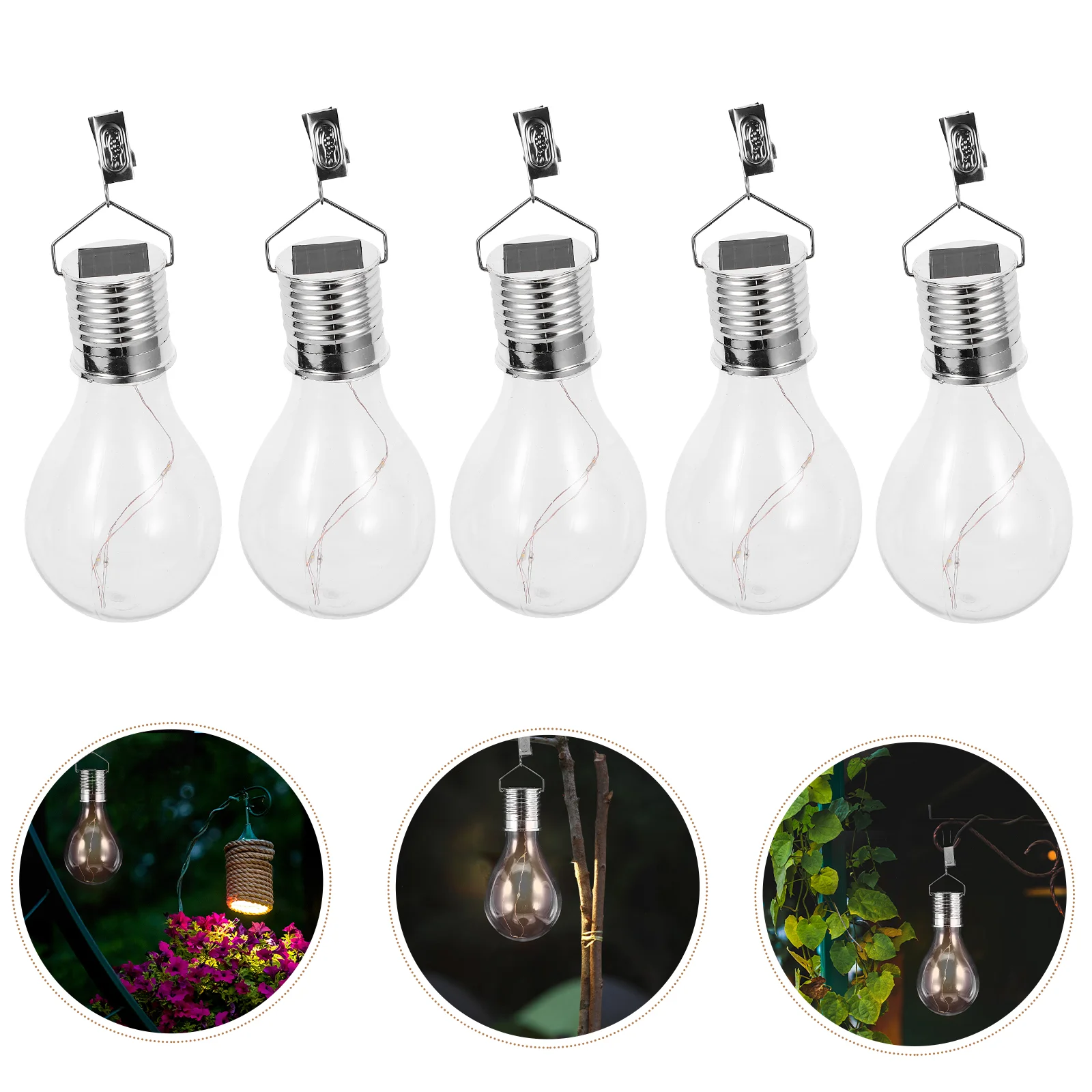 

5 шт., лампы для внутреннего двора