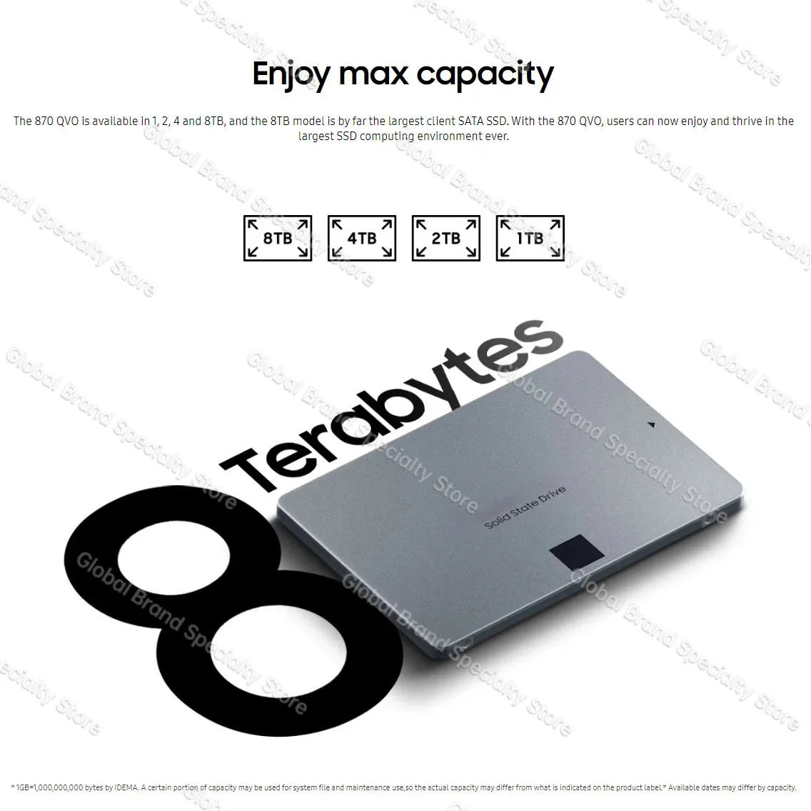 870 QVO SSD, 뷮 丮,  ָ Ʈ ̺, SATA3 SSD, PS5 Ʈ ũž ̴ PC, 1TB, 2TB, 4TB, 2.5 ġ, 8TB,  귣