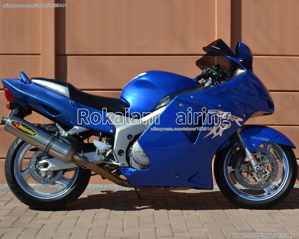 

Мотоциклетный комплект вторичного рынка для Honda CBR1100XX 96-07 CBR 1100 XX 1996-2007 синий мотоциклетный обтекатель (литьё под давлением)