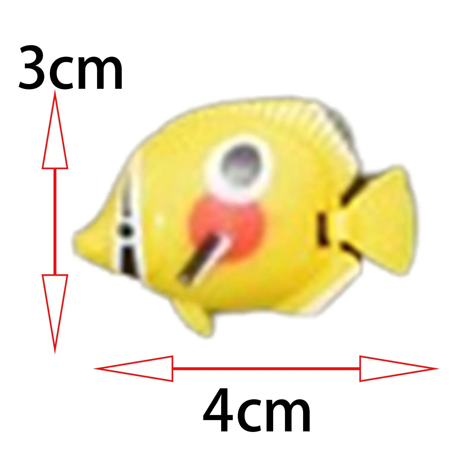 Tropical Floating Fishes Lifelike Fish Statues Set aquarium decoration For Water Filled Equipment Fish Tank Water Column Lamps 20x