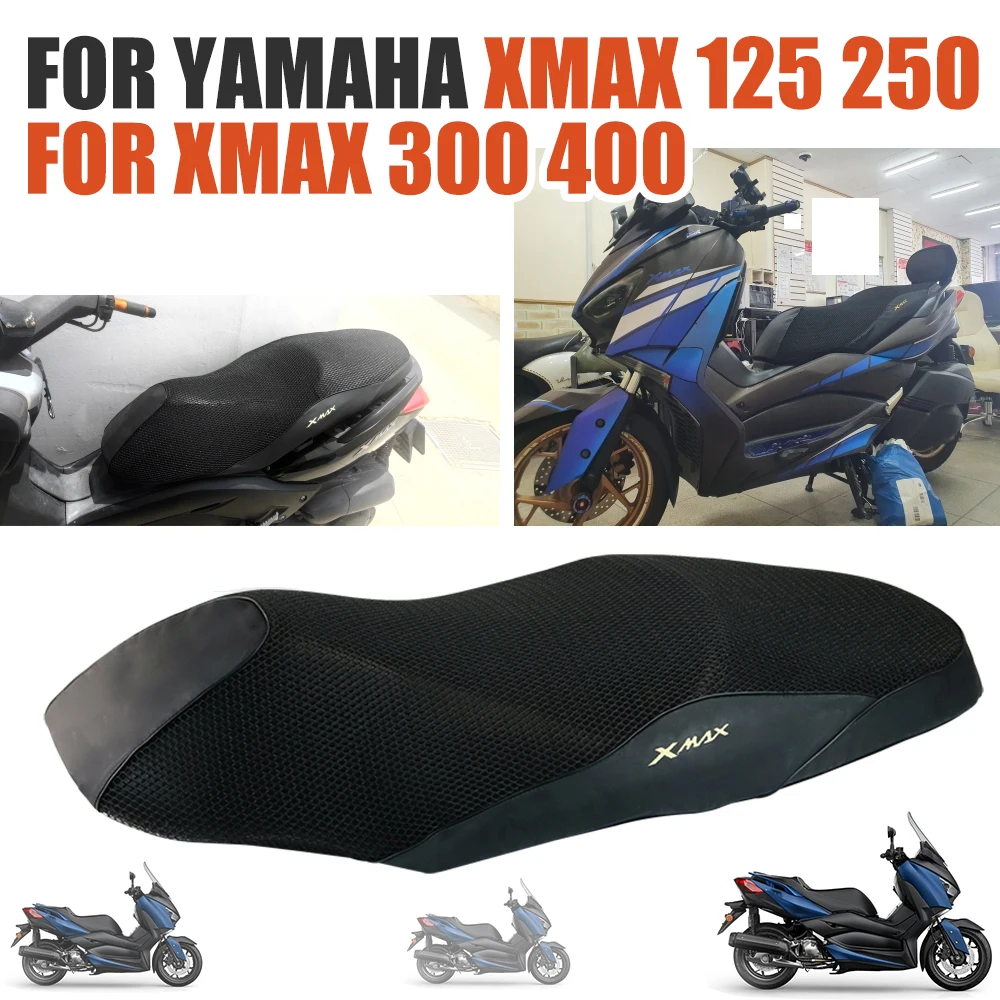 For Yamaha XMAX 300 Seat Cover Saddle Cover XMAX 250 125 X-MAX 400 XMAX300 Motorcycle Accessories Cushion Tuning Case Pad Mesh rear fender for yamaha x max 250 300 xmax250 xmax300 motorcycle mudguard cover mud splash guard tire wheel hugger 2018 2019 2020