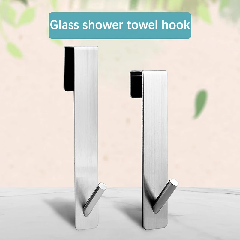 

Stainless Steel Back Hook Double-sided Metal Stain Free And Easy To Store Clothes Hook Back Hook Double Hook Bathroom Door Hook