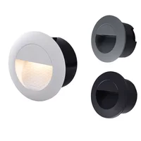 Outdoor Waterproof IP65 Dimmable Led Stair Light 5W Recessed LED Step Lamp Pathway Wall Corner Lamps AC85-265V Wall Light DC12V 1