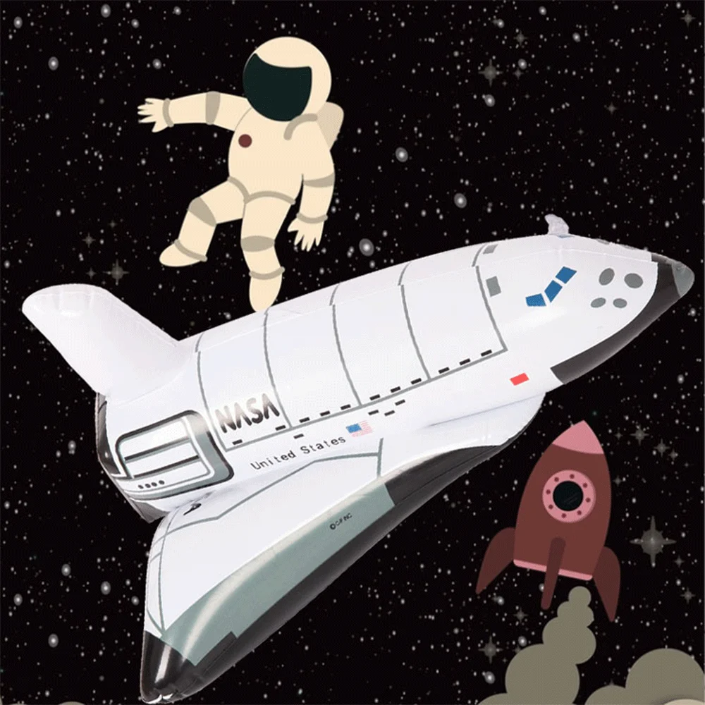 Raumfahrer-Geburtstagsbanner, Planetengirlande, Wirbel, hängende Dekoration, Luft- und Raumfahrt-Kuchenaufsatz, Astronauten-Ballon, Weltraum-Partygeschenk – Detail 12