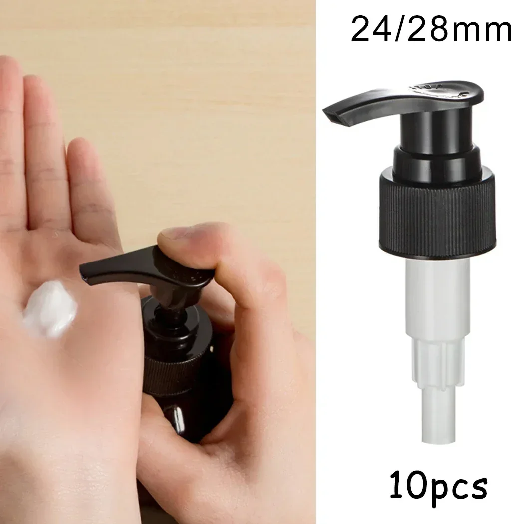 10PCS Bathroom Liquid Soap Dispenser Manual Replacement Lotion Shampoo Pump With Plastic Tank Tube For Bathroom Access 6