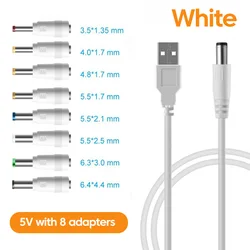 Multi - Adapter USB to DC Power Cable with Voltage Boost (5V)