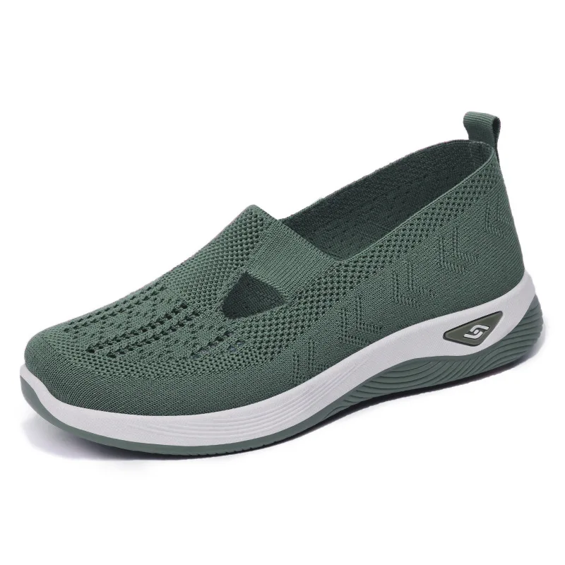 New Fashion Mesh Shoes Women Shoes Mesh Sports Shoes Breathable Flats Soft Sole Casual Sneakers 3