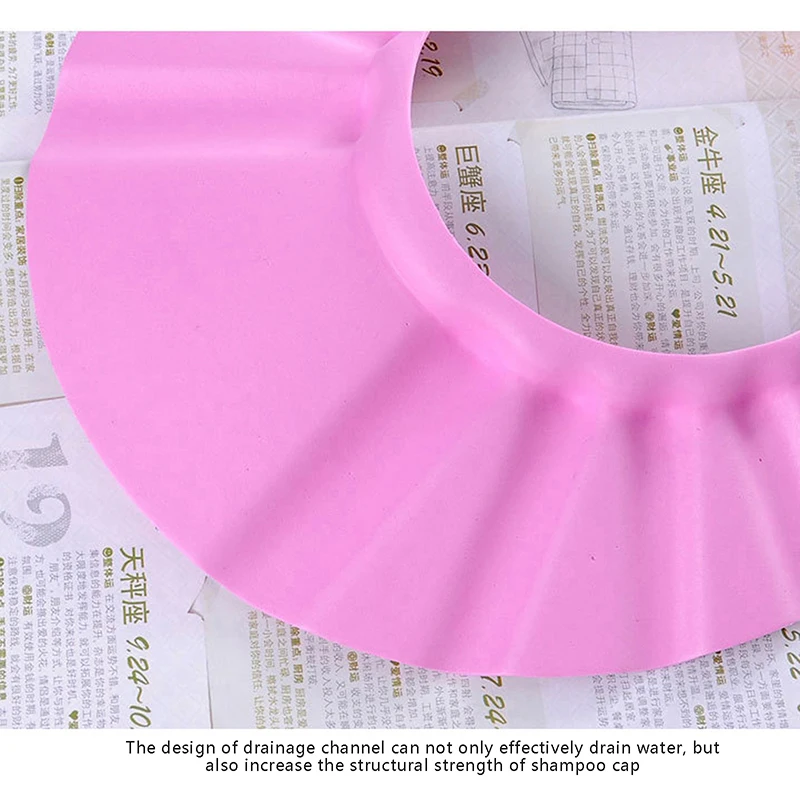 Baby Bath Cap Shower Visor Protect Eye Ear Toddler Girls Boys Adjustable Waterproof Shampoo Hat