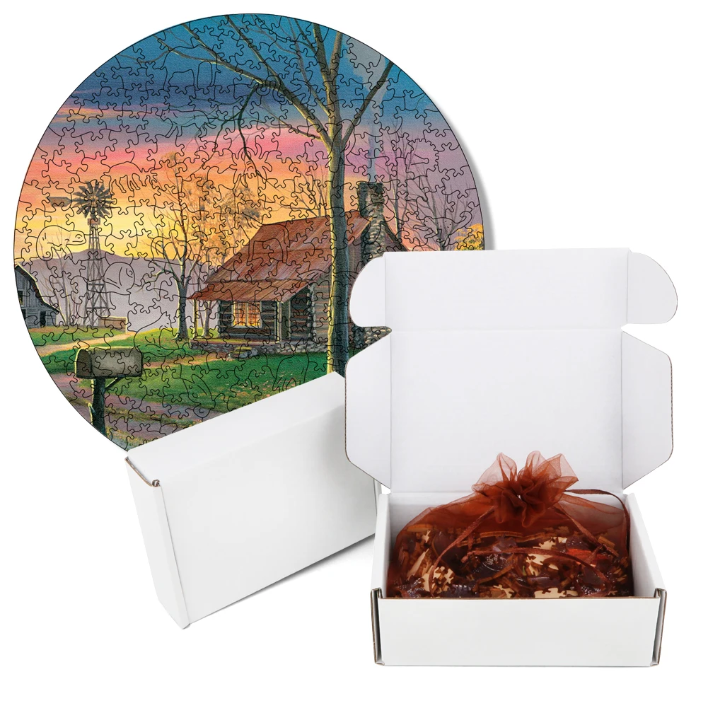 Рисунок 5 - Деревянный 3D-пазл-мельница