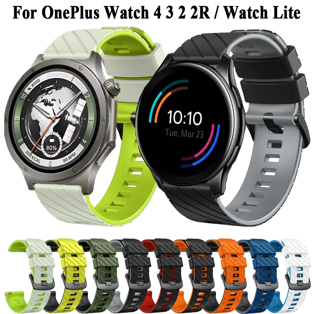 Sport Silicone Watch Band – 22mm Replacement Wristband Accessory