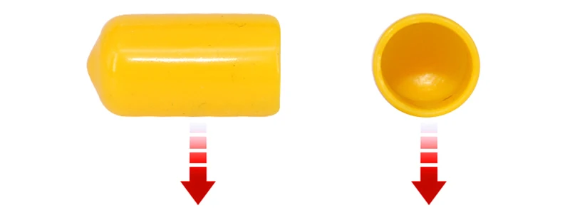 Description Picture 2 of itemPVC Rubber End Cap Protective Cable Insulation Bouchon Joint Caoutchouc Silicone Sealing
