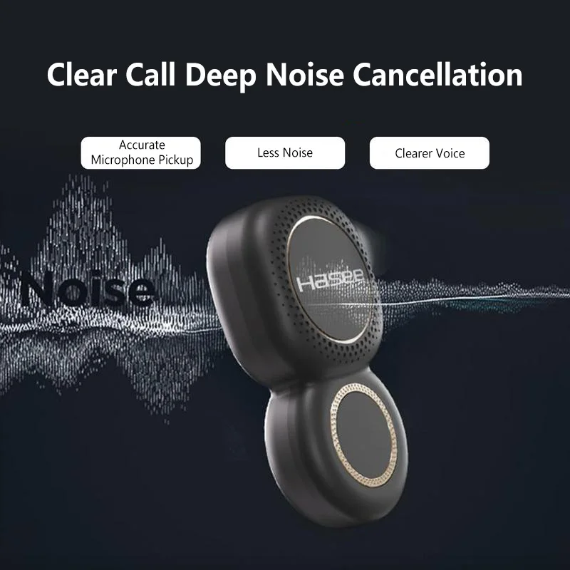 Auricolari Bluetooth Wireless a Conduzione Ossea con Display Digitale, Cuffie Sportive a Lunga Portata con Riduzione del Rumore - immagine 3