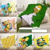 Hot Fun Cute cartoon Printed Blanket Picnic Blankets Warm Blanket Soft and Comfortable Blanket S-Simpsons Home Travel Birthday 1