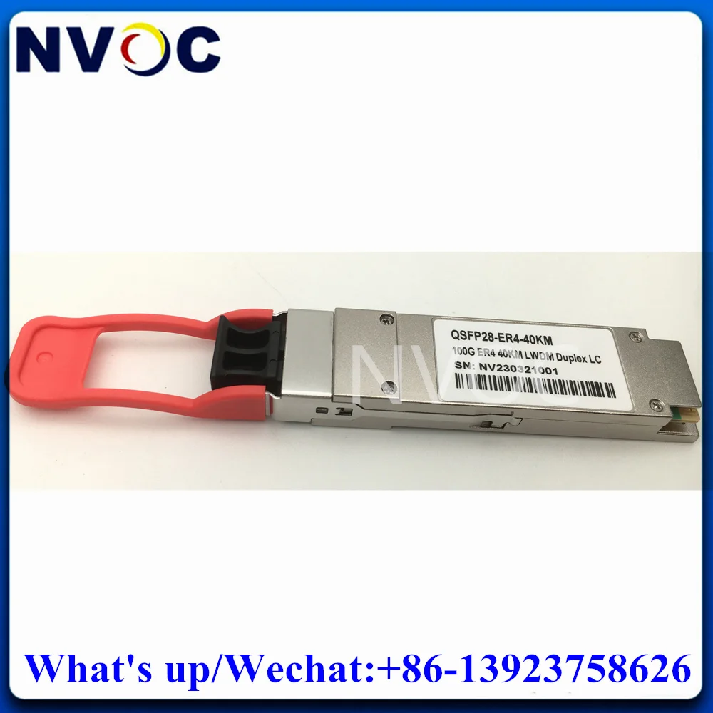 2Pcs 100G Qsfp28 Er4 40Km Eml + Apd Lc Lwdm Modulo, Ricetrasmettitore Ottico Muslimex 1310Nm Smf Qsfp + Gbic