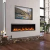 Austin in Wall Recessed & Wall Mounted Electric Fireplace (72") 2