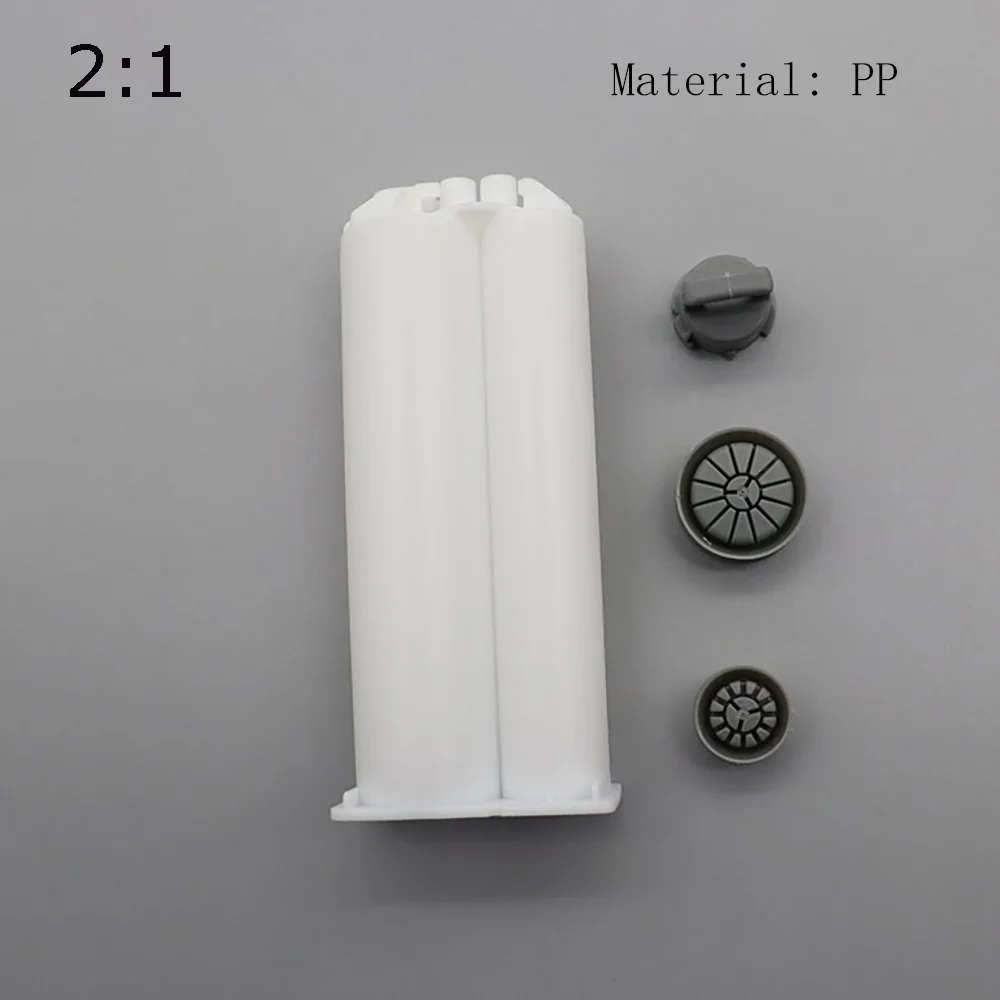 AB Dual -Group Colloid Mixed Tube 1: 1/2: 1/4:1/10: 1 Dual Liquid Plastic Cylinder