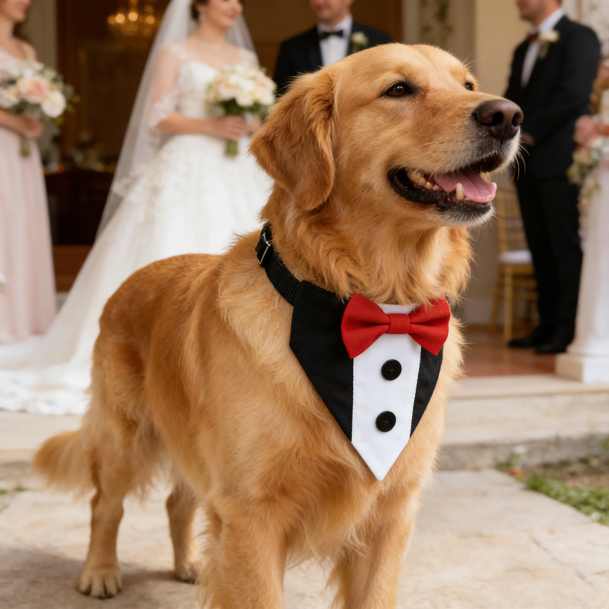 Pet Wedding Bow Tie Collar 3