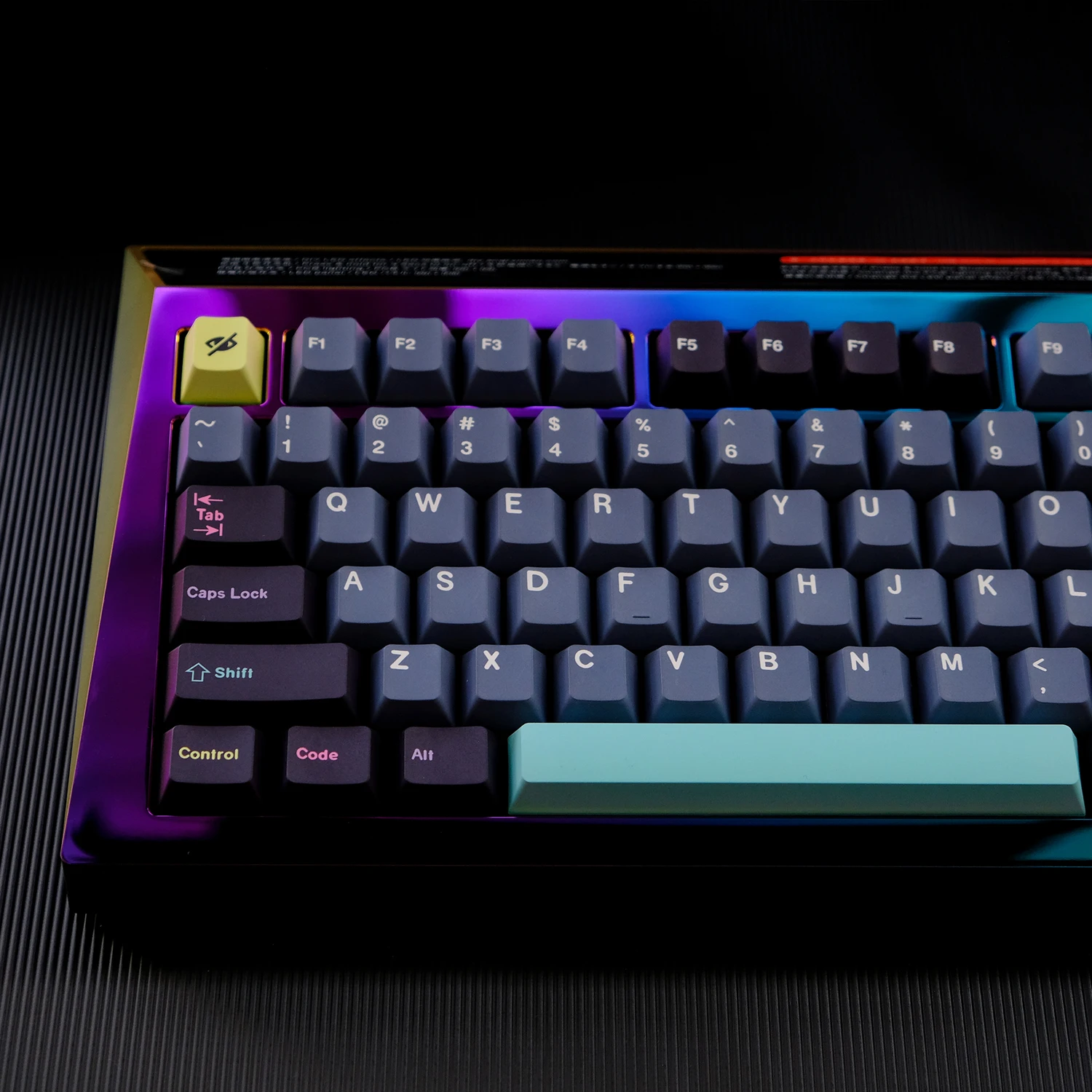 Gmk Dracula Keycaps Pbt Tintura Subbed Perfil Cereja Keycap com Iso Enter 6.25 7u Barra de Espaço Conjunto - Imagem 4