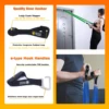 Heavy Duty Resistance Band Exercise Pilates Bar with e-type Hook Chest Back Body Workout Portable Fitness Home Kit Large Size 4