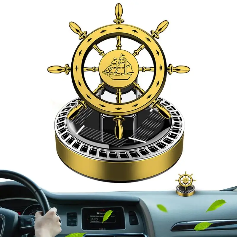 

Автомобильный диффузор для ароматерапии, вращающийся освежитель воздуха от солнца с низким уровнем шума, аксессуары для салона автомобиля, для гоночного автомобиля, для внедорожника