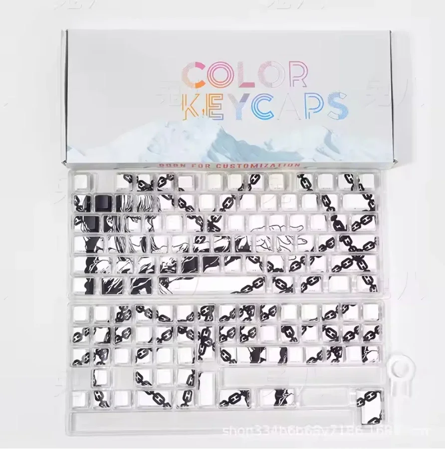Makima Anime-Inspired 129-Key PBT Dye-Sub Keycap Set