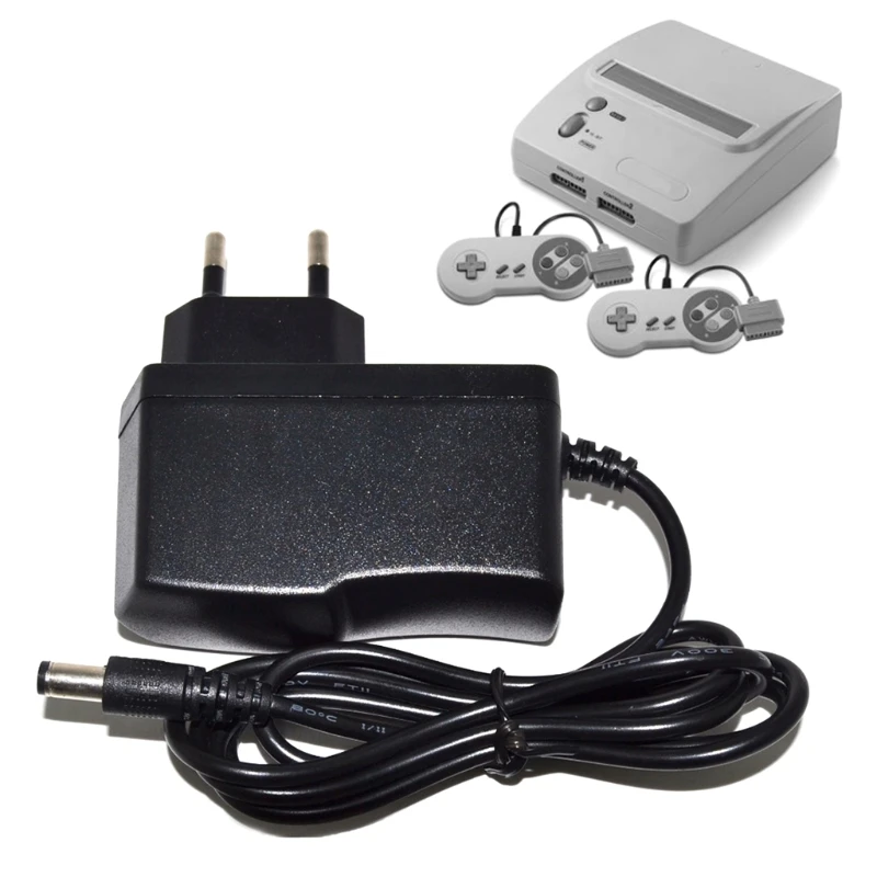 Alimentatore Adattatore Con Ue Per Adattatore Caricabatterie Snes Snes